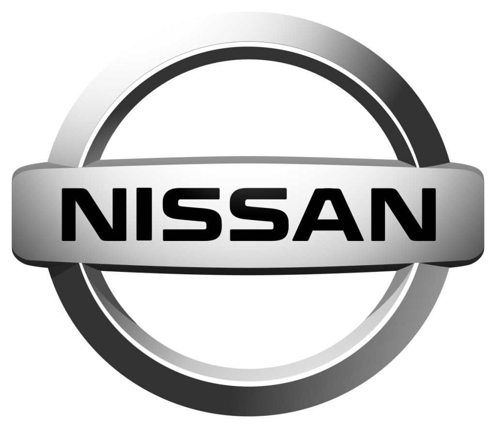 logotipo de nissan en fondo blanco
